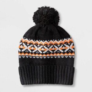 Boy's Hat Cat & Jack Black One Size Fits Most